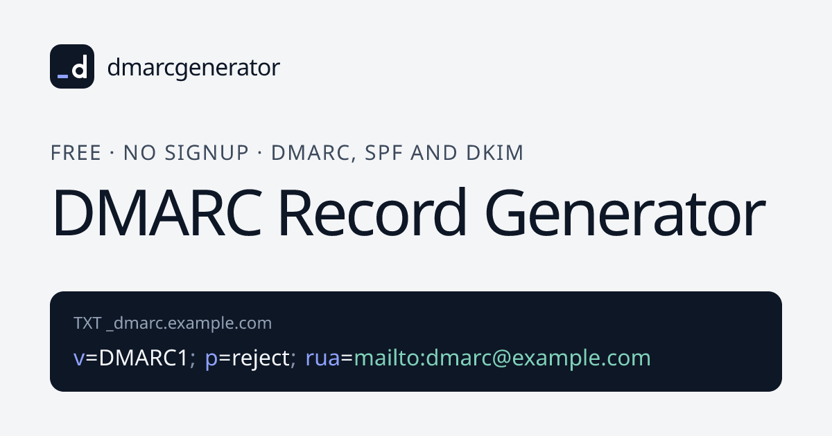 DMARC Analyzer - Free DMARC Report Analyzer & XML Parser